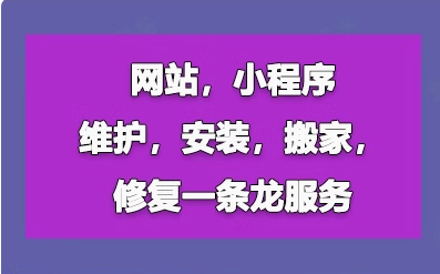 专业服务，为网站与小程序保驾护航